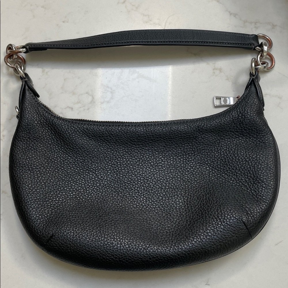 Coach Black Leather Shoulder Bag - Picture 4 of 6